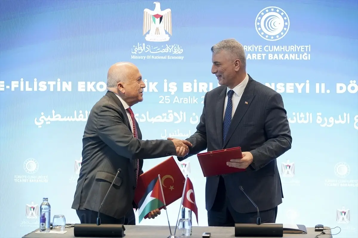 Türkiye-Filistin Ekonomik İşbirliği Güçleniyor