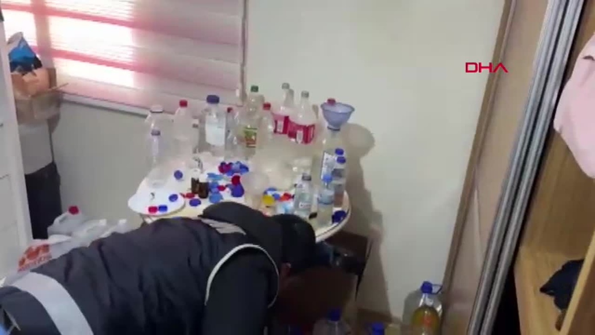 Adana\'da Yılbaşı Öncesi Kaçak İçki Operasyonu