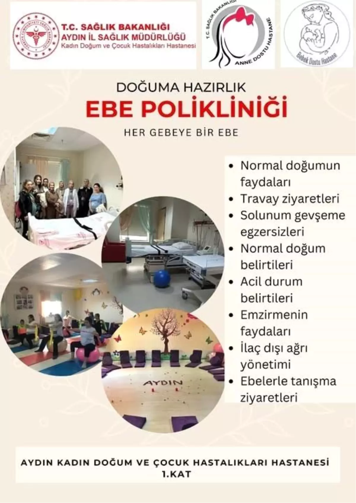 Aydın\'da Ebe Polikliniği Açıldı