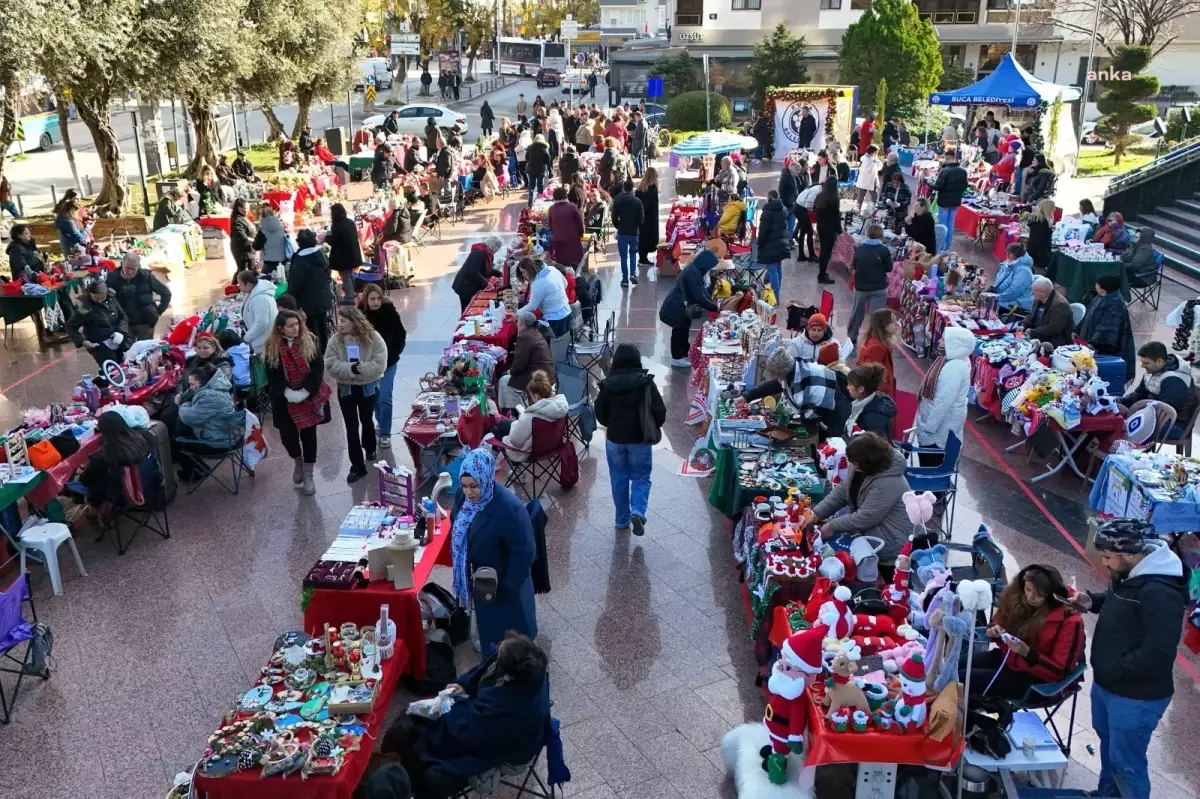 Buca Belediyesi Yeni Yıl Hediyelik Eşya Pazarı\'nı Açtı