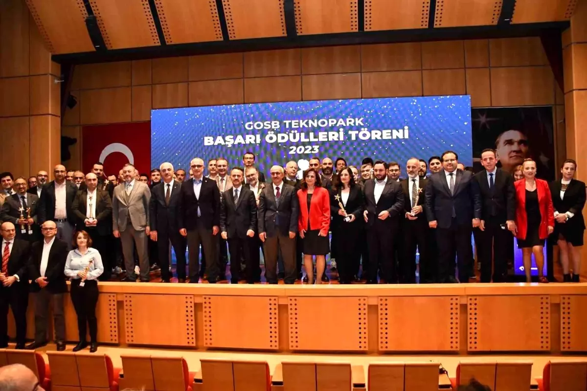 GOSB Teknopark Başarı Ödülleri sahiplerini buldu