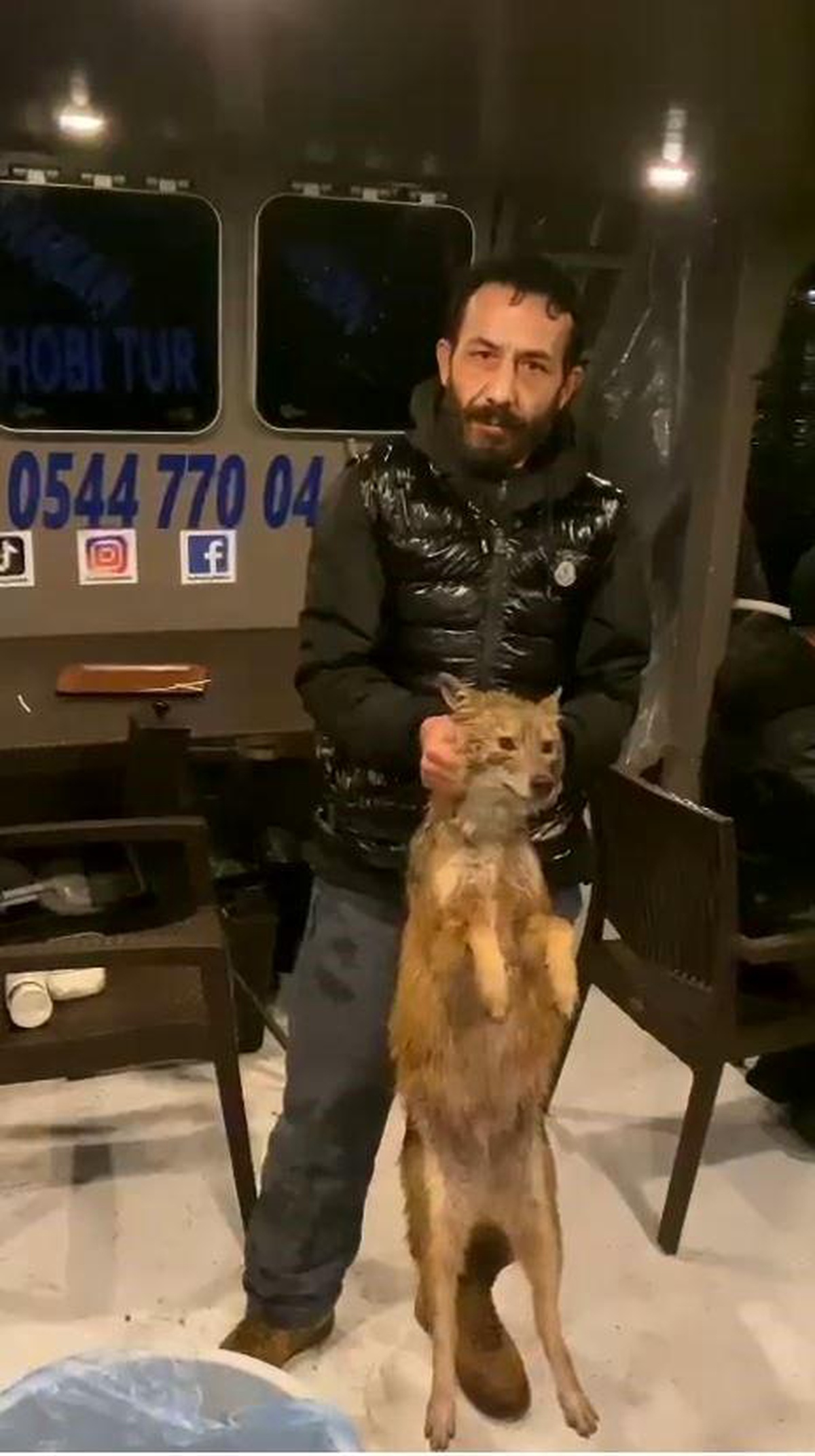 Denizde Tilkiyi Kurtaran Genç