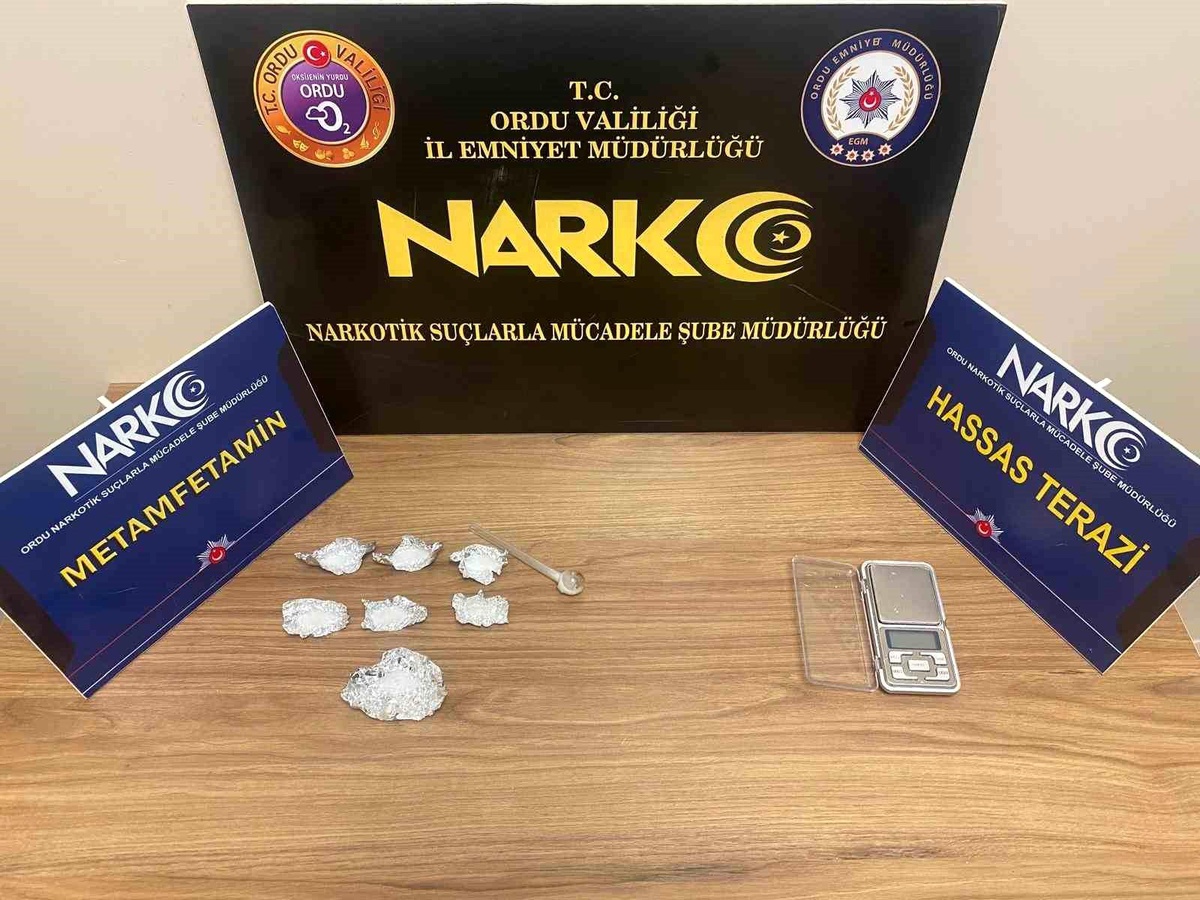Ordu\'da Uyuşturucu Operasyonu: 1 Tutuklama