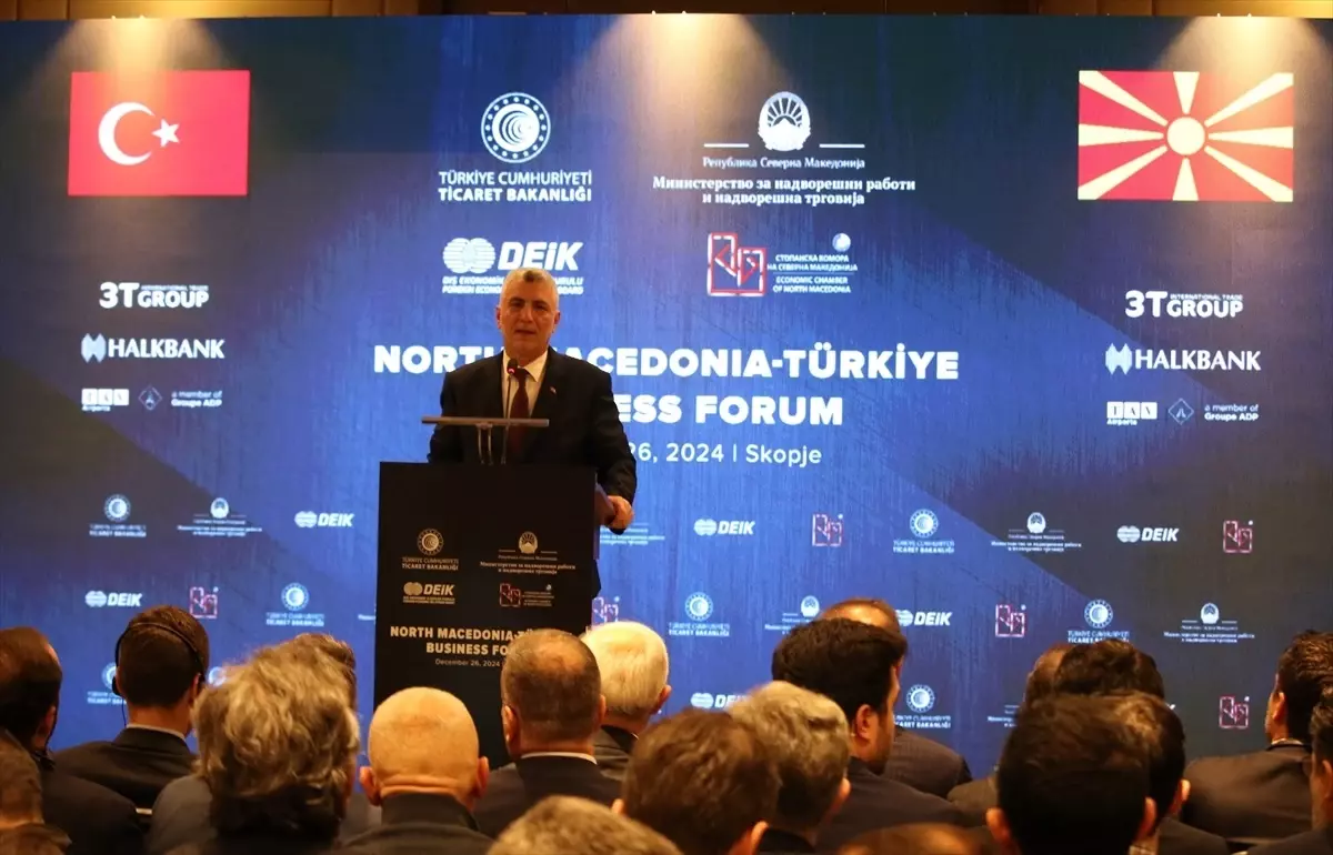 Türkiye-Kuzey Makedonya İş Forumu Üsküp\'te