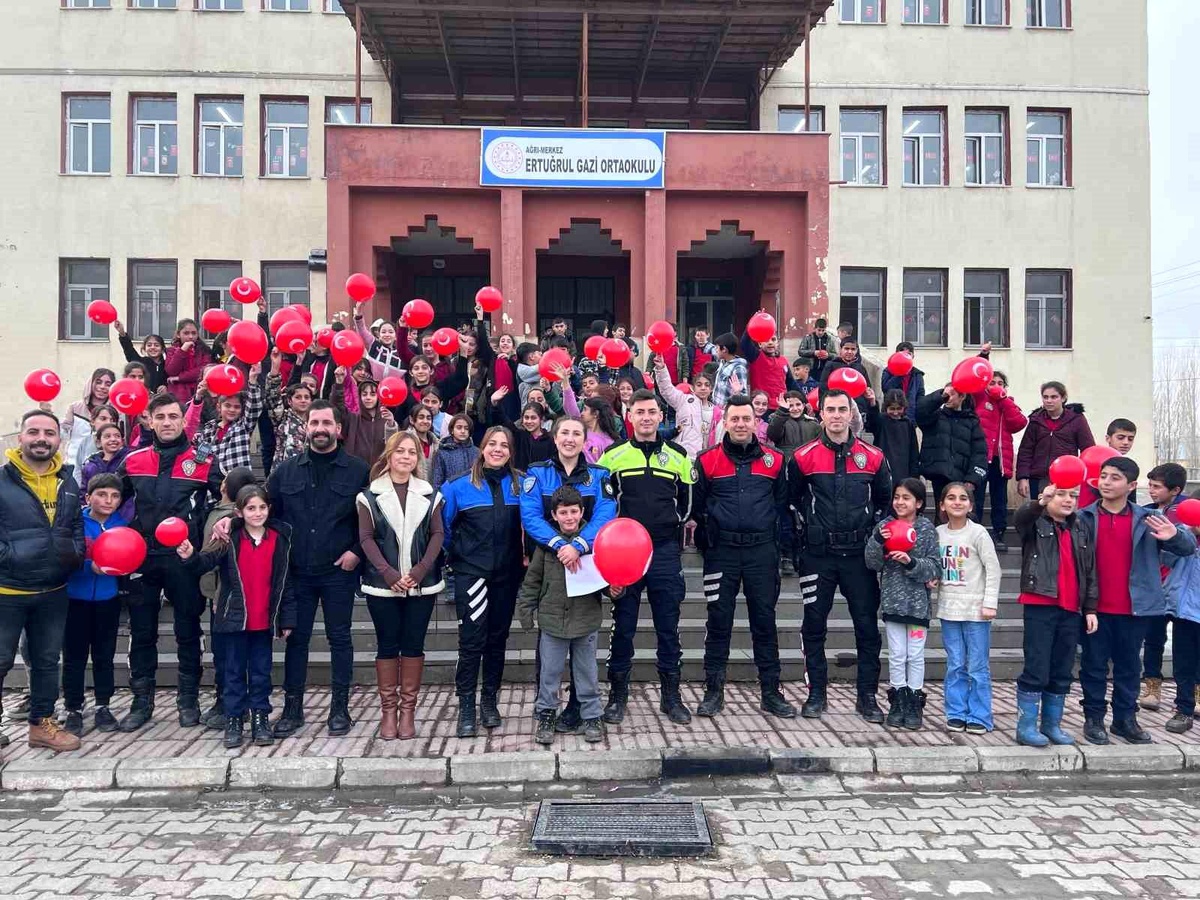 Ağrı\'da Çocuklara Güvenlik Bilinci Eğitimi
