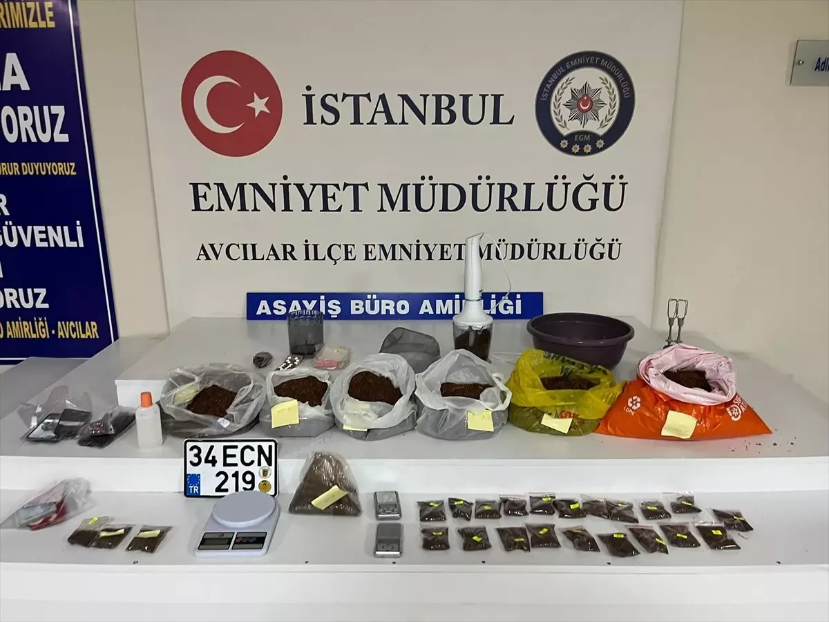 Avcılar\'da 7 kg Uyuşturucu Operasyonu