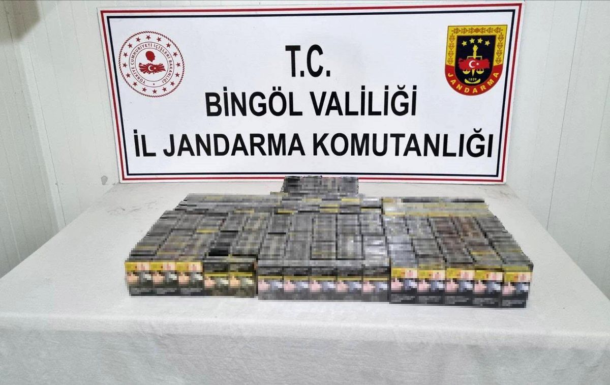 Bingöl\'de 500 Paket Kaçak Sigara Ele Geçirildi
