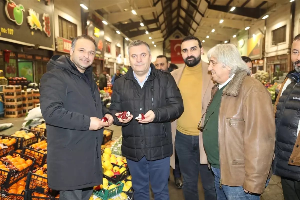 Demirbaş Hal Esnafını Ziyaret Etti