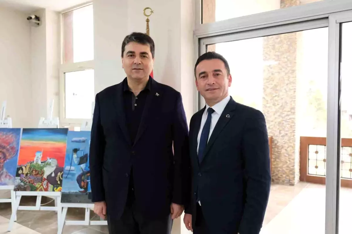 Demokrat Parti Genel Başkanı Uysal, Sivrihisar Belediye Başkanı Dökmeci\'yi Ziyaret Etti