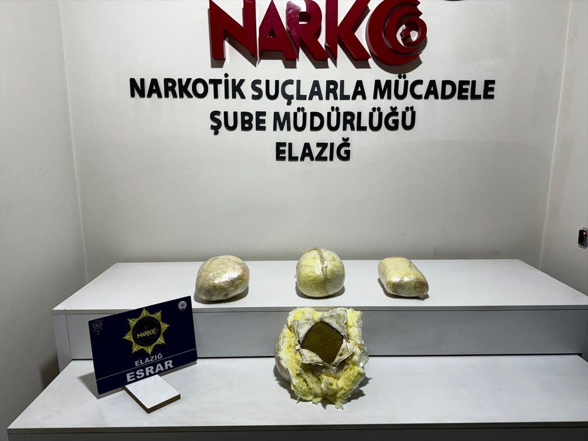 Elazığ\'da Uyuşturucu Operasyonu