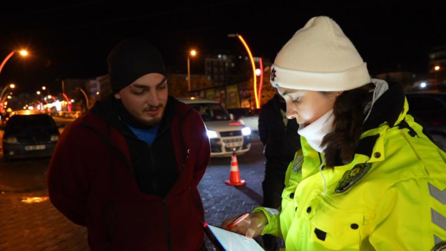 Kırıkkale'de Yılbaşı Öncesi Trafik Denetimlerinde Ceza Yağdı