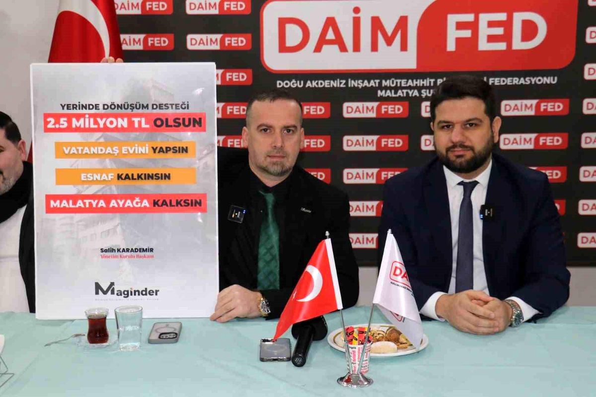 Müteahhitlere Destek Vurgusu