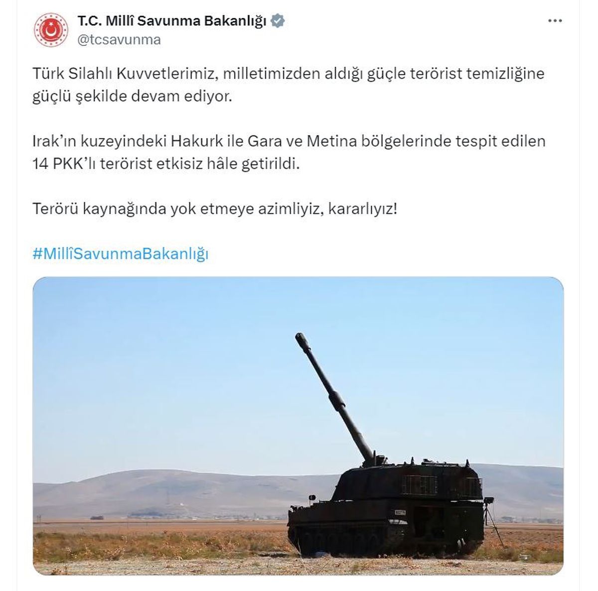 Türk Silahlı Kuvvetleri\'nden PKK\'ya büyük darbe