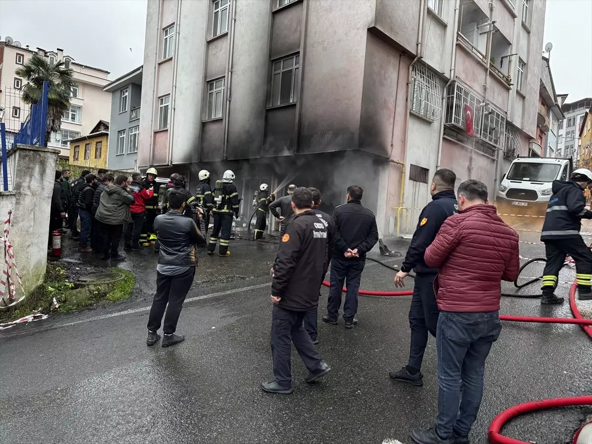 Ordu\'da İş Yeri Yangını