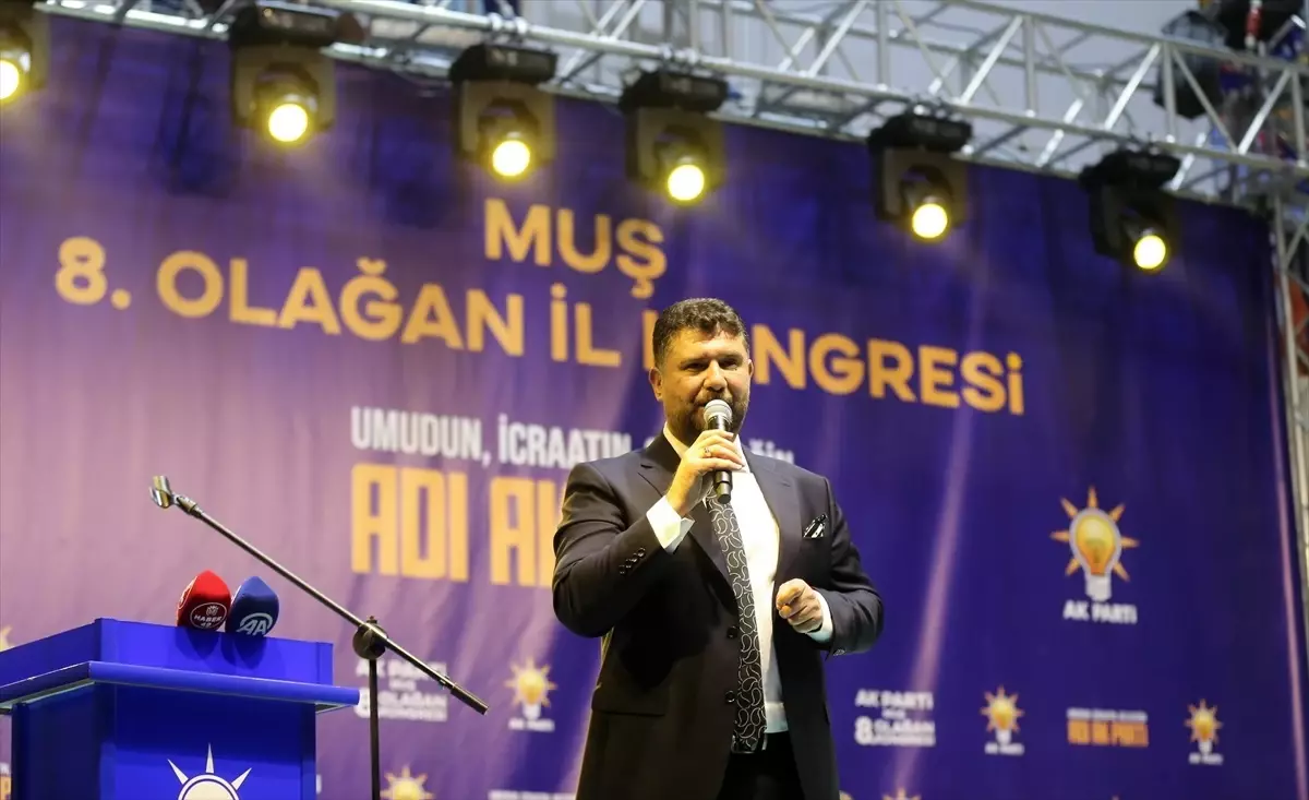 AK Parti Muş 8. Olağan İl Kongresi yapıldı