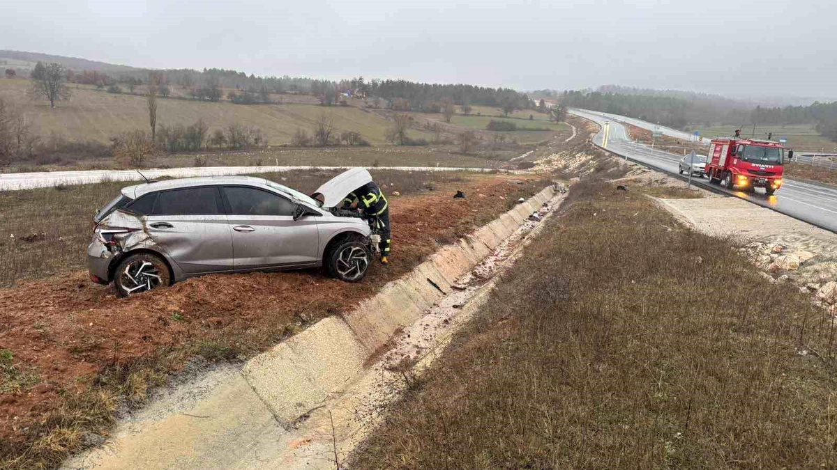 Bilecik\'te Trafik Kazası: 1 Yaralı
