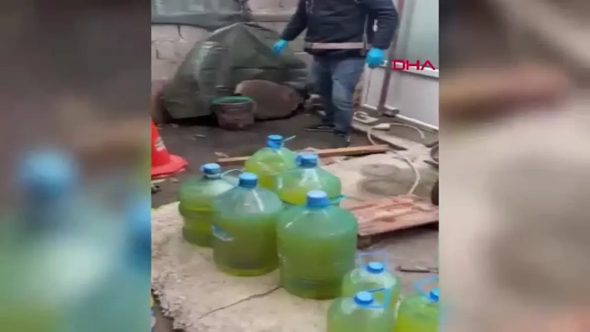 Adana\'da Kaçak Mazot Operasyonu: 150 Litre Ele Geçirildi