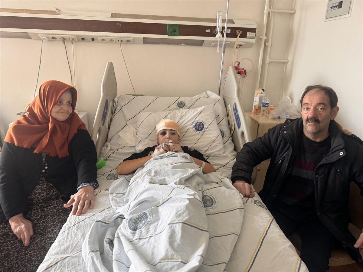 Erzurum\'da Kar ve Buz Düşmesiyle Ağır Yaralanma