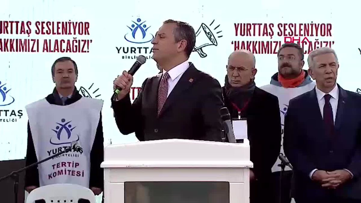 Özgür Özel: 22 bin 104 lira asgari ücret değildir, sefalet ücretidir