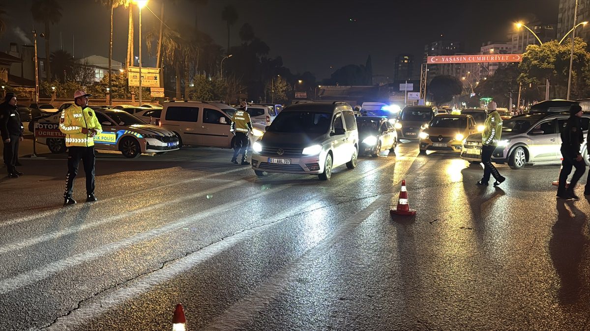 Adana\'da Dronlu Trafik Denetimi