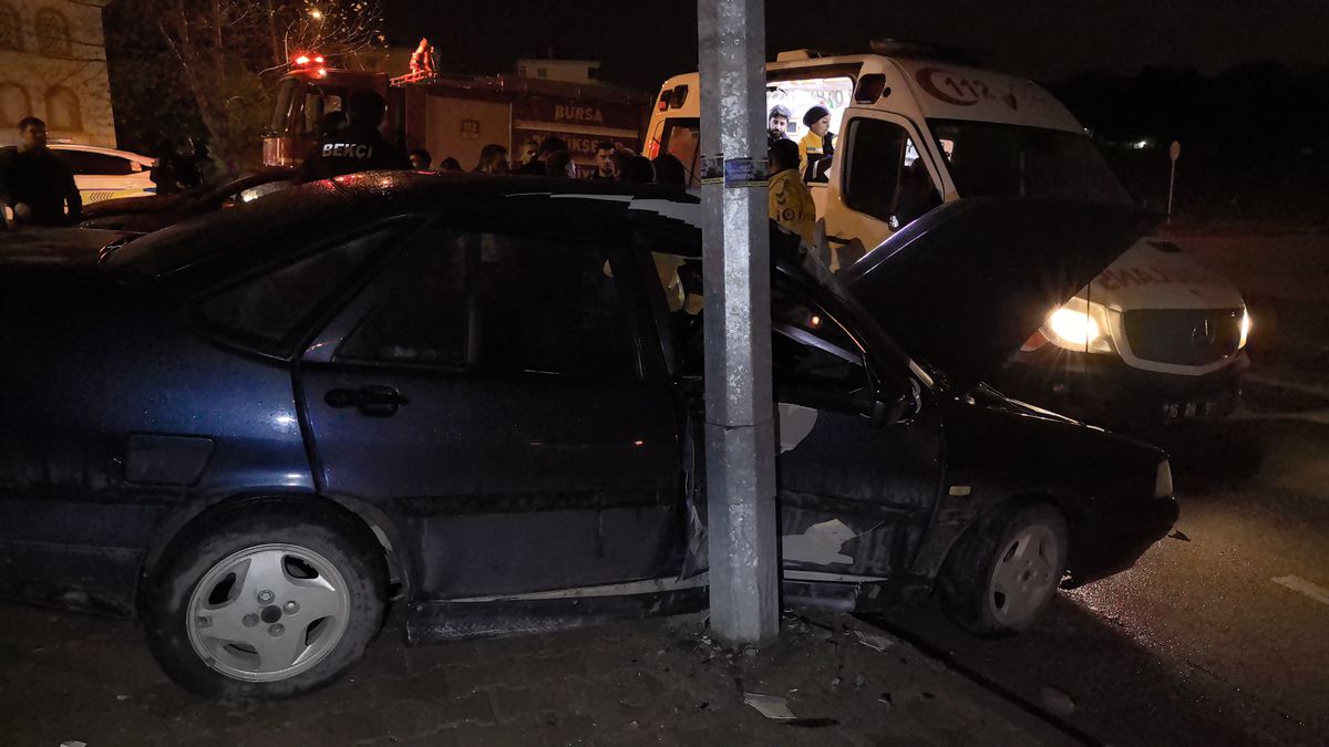 İnegöl\'de Trafik Kazası: 1 Yaralı