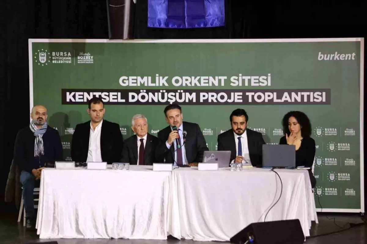 Gemlik\'te Kentsel Dönüşüm Projesi Değerlendirildi