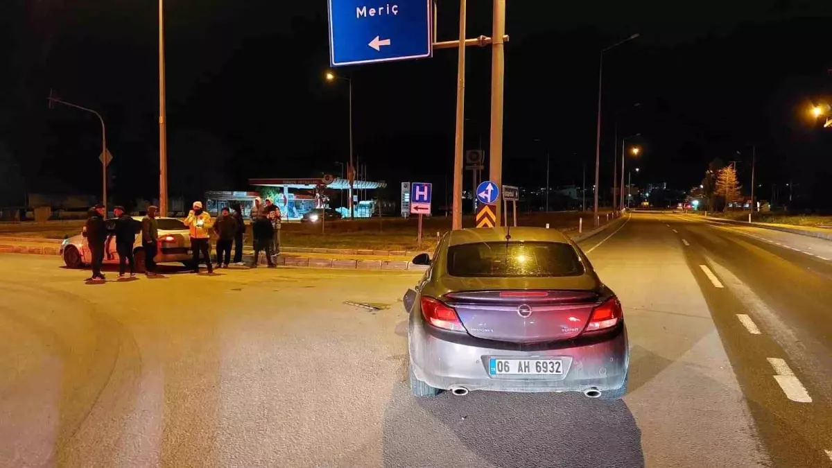 Edirne\'de Trafik Kazası: 1 Yaralı