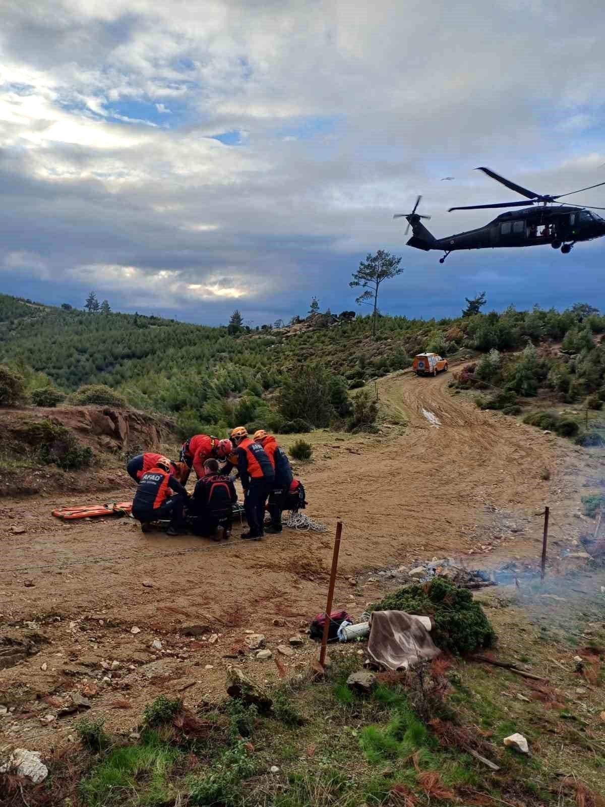 Nazilli\'de Motokros Kazası: Yaralı Helikopterle Hastaneye Sevk Edildi