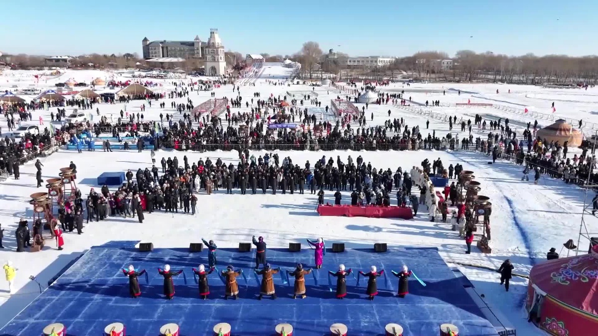 Kış Balıkçılığı Daqing\'de Başladı