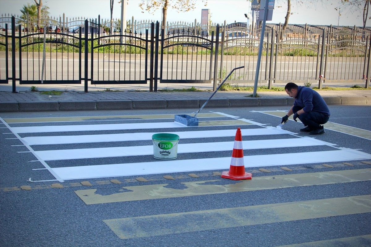 Giresun\'da Trafik Düzenleme Çalışmaları