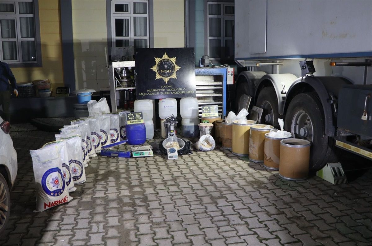 Hatay\'da Uyuşturucu İmalathanesine Operasyon