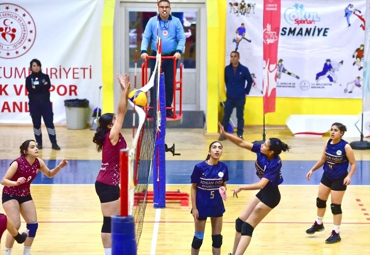 Osmaniye\'de Voleybol İl Birinciliği Tamamlandı