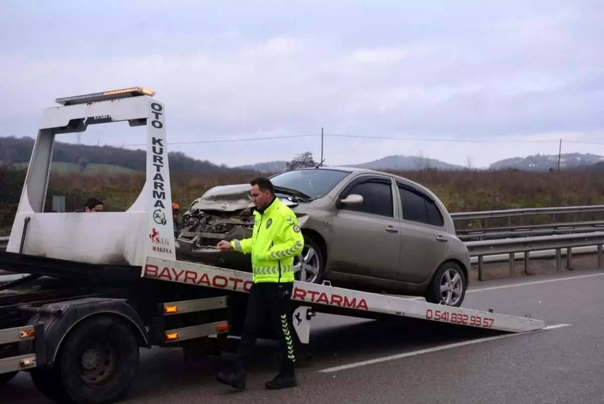 Sinop\'ta Trafik Kazası: 1 Yaralı