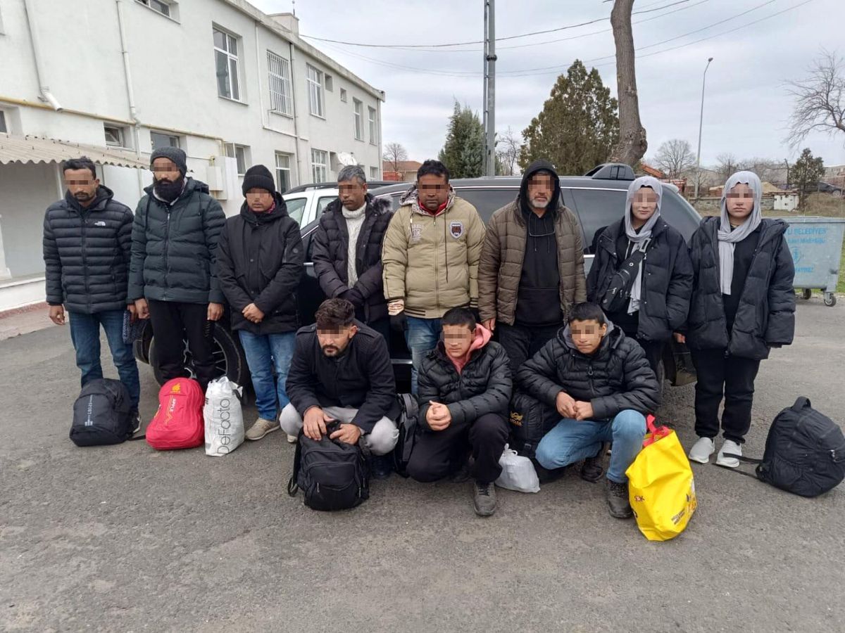 Tekirdağ\'da Düzensiz Göçmenlere Cezalar Kesildi