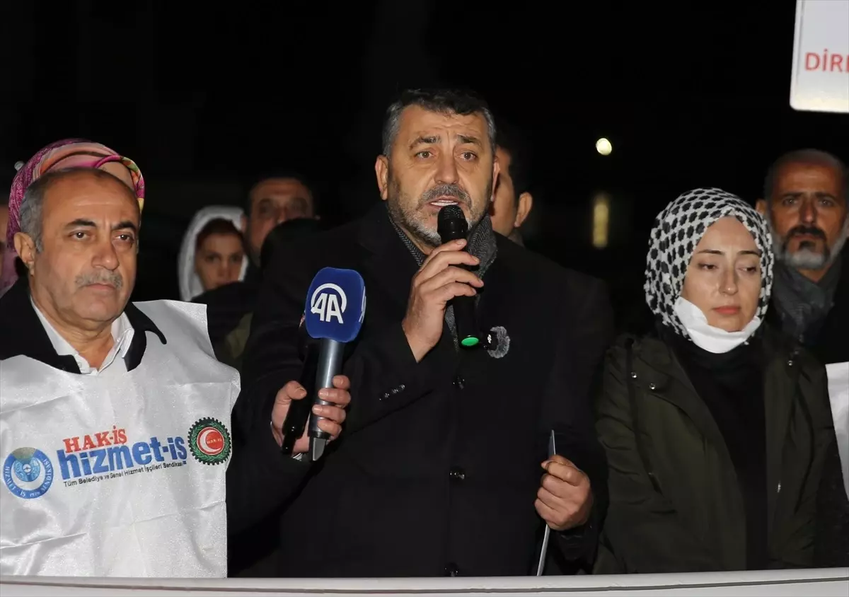 Diyarbakır\'da İşçi Eylemleri Devam Ediyor