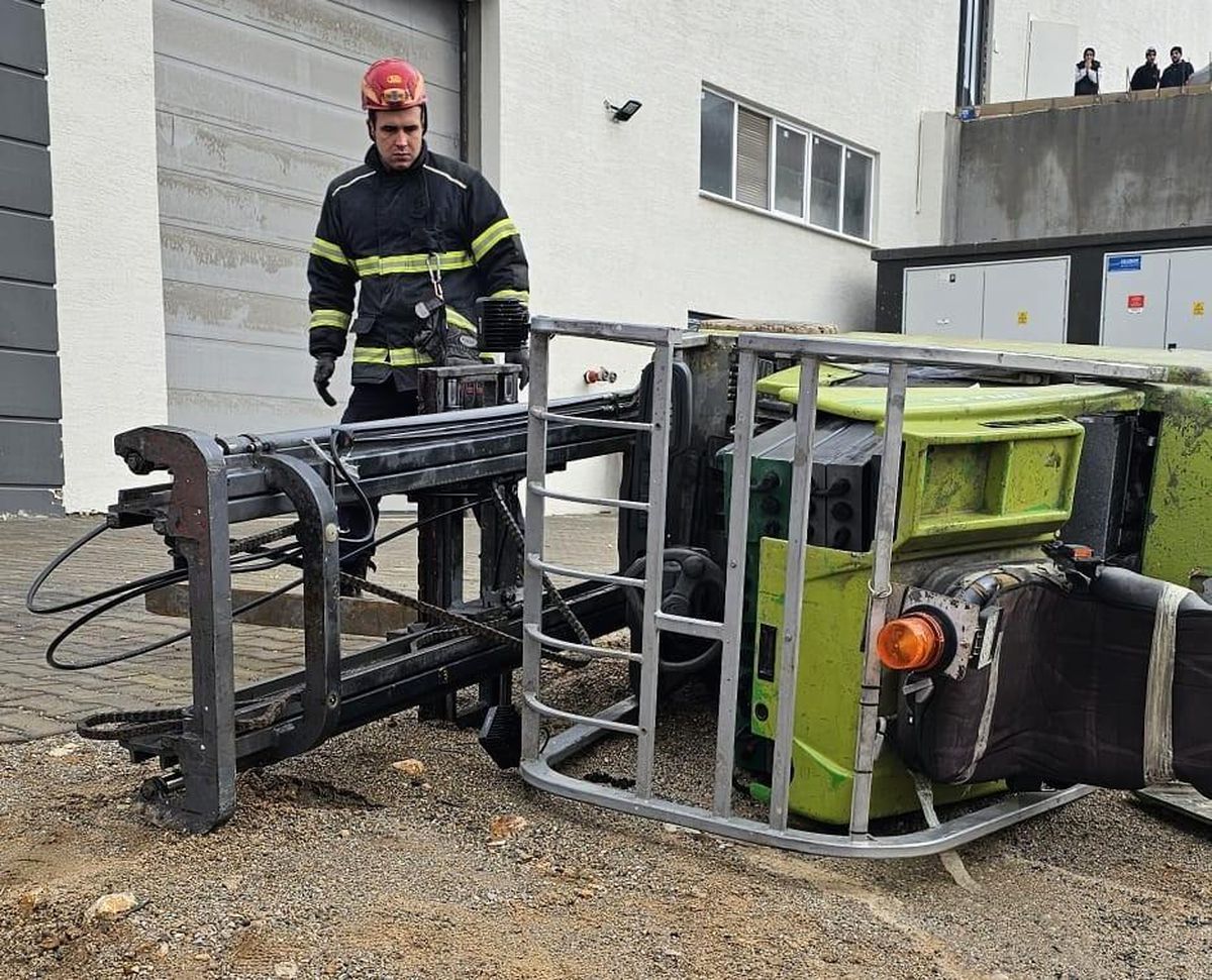 Mobilya Fabrikasında Forklift Kazası