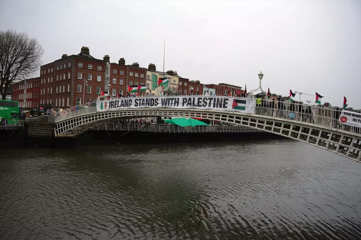 Dublin\'de Filistin\'e Destek Nöbeti