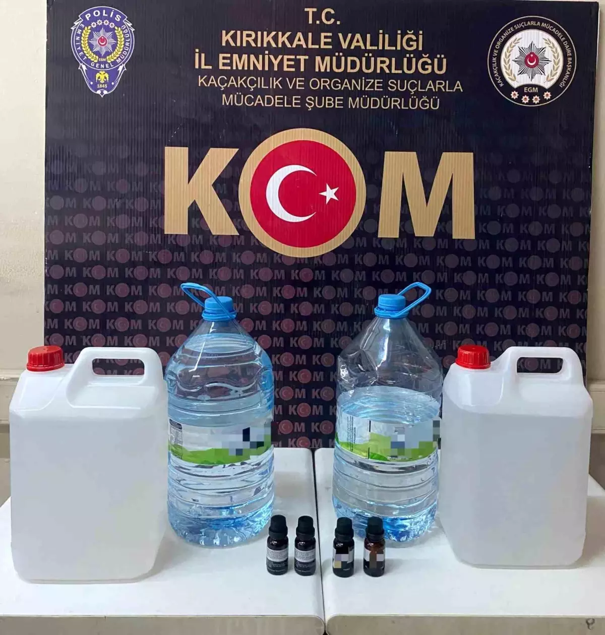 Kırıkkale\'de Kaçak İçki Operasyonu