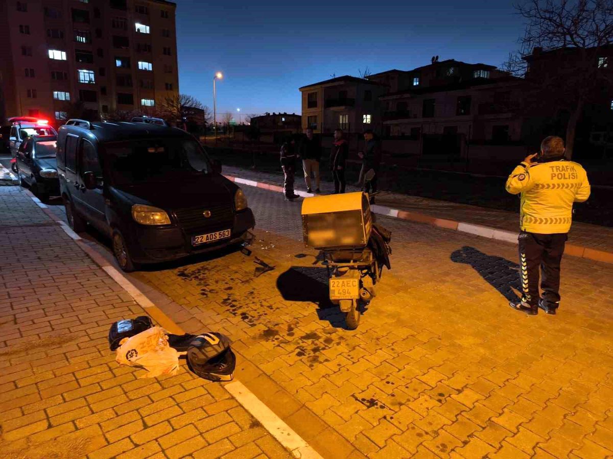 Köpekten Kaçarken Kaza Yaptı