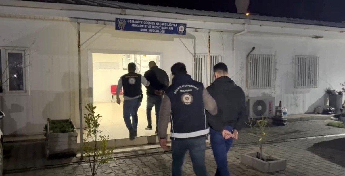 Osmaniye\'de Düzensiz Göçmen Operasyonu