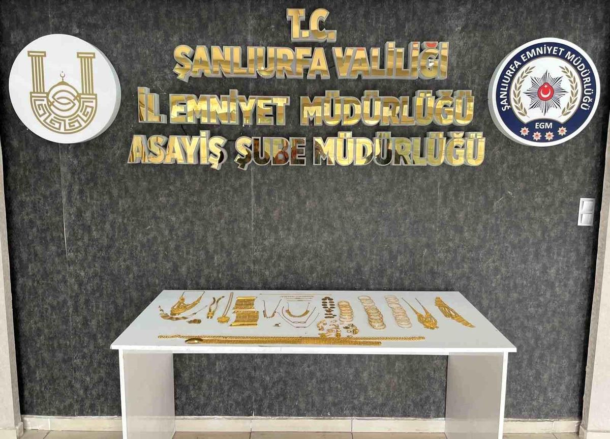 Şanlıurfa\'da Altın Hırsızlığı: 6 Tutuklama