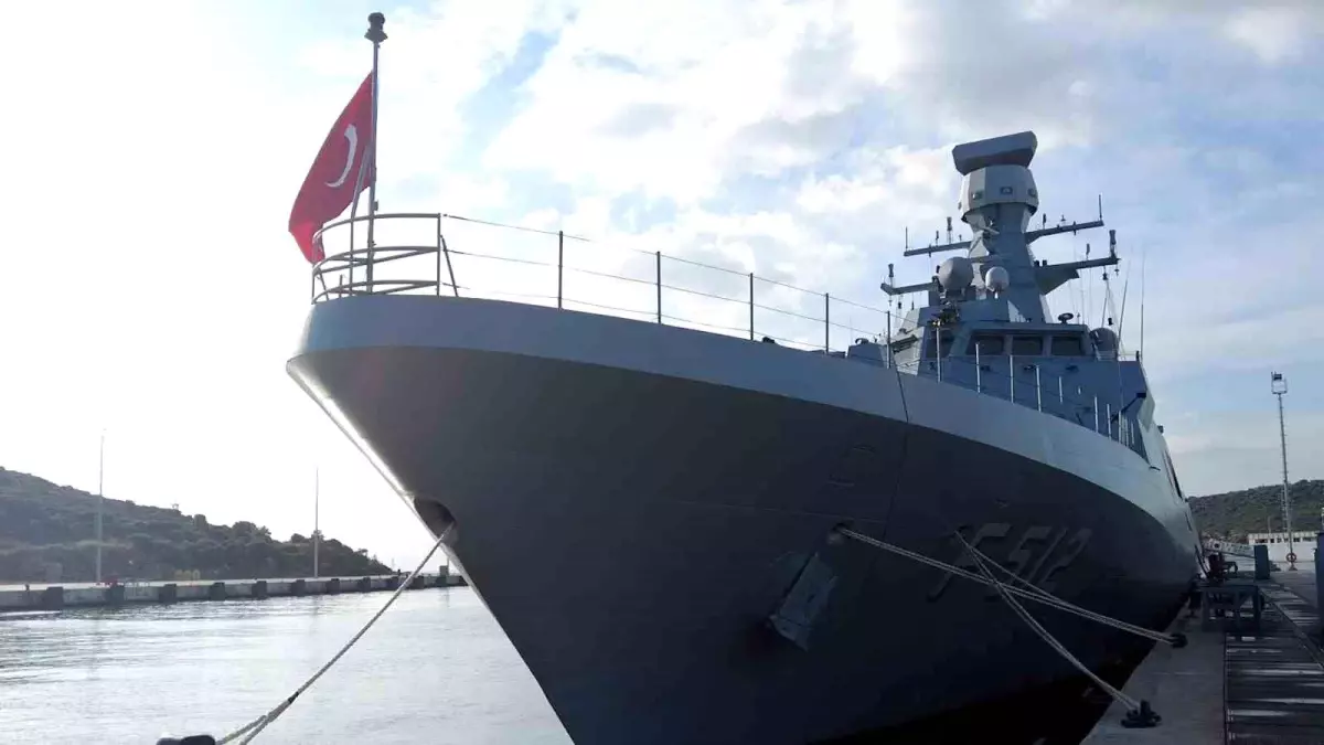 TCG Büyükada Yeni Yılda Nöbette