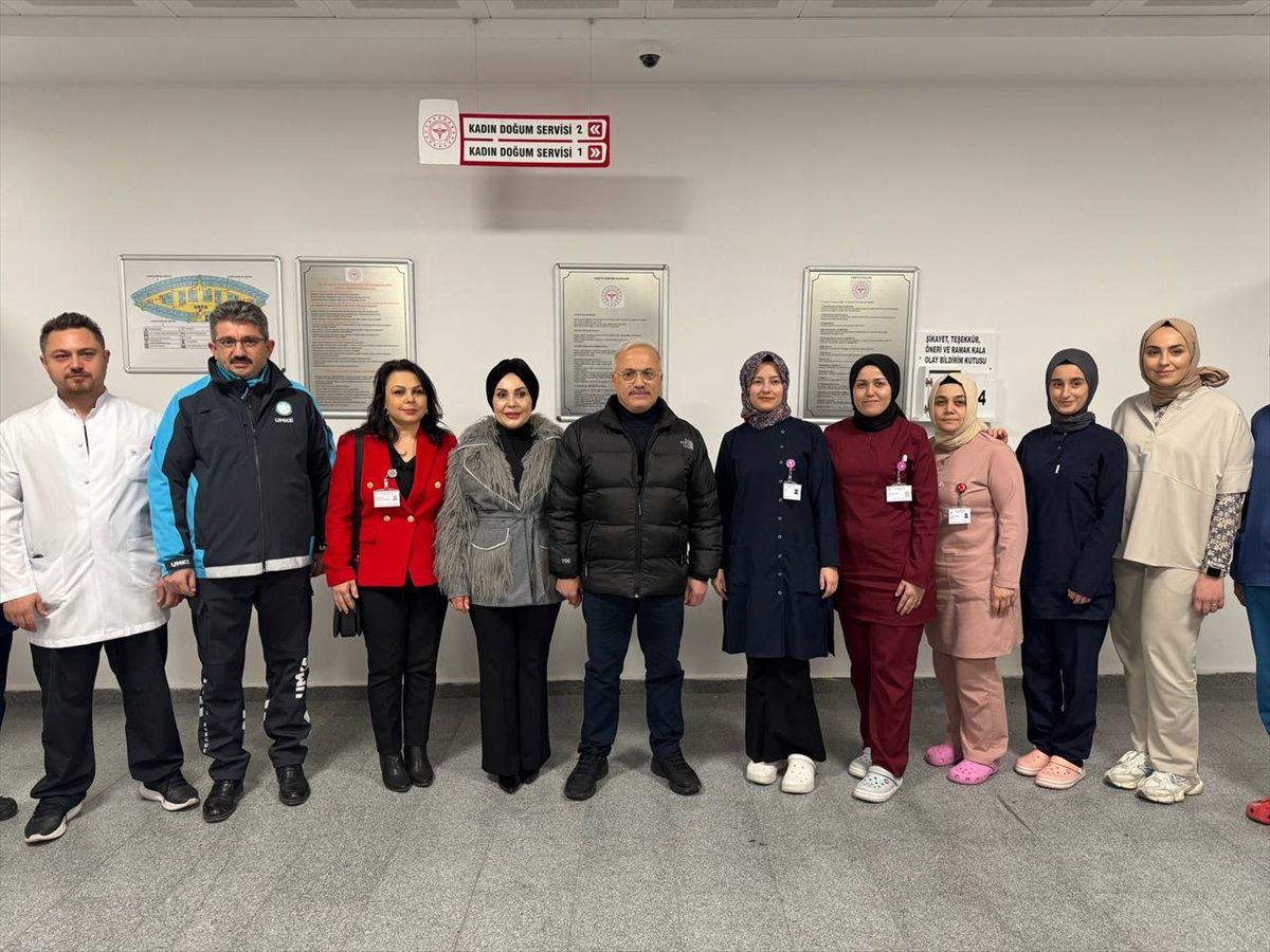 Aksaray\'da Yeni Yılın İlk Bebeği Cemile Doğdu