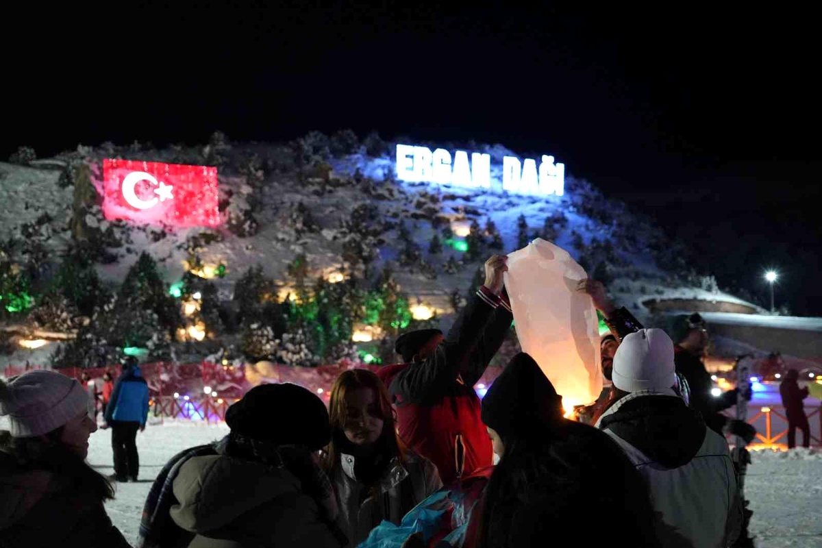 Ergan Dağı\'nda Yeni Yıl Coşkusu
