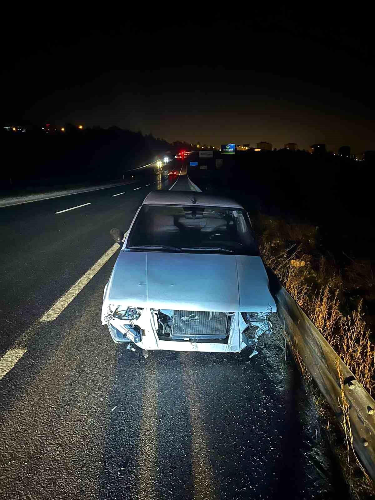 Bolu\'da Ters Yöne Giren Alkollü Sürücü Kaza Yaptı