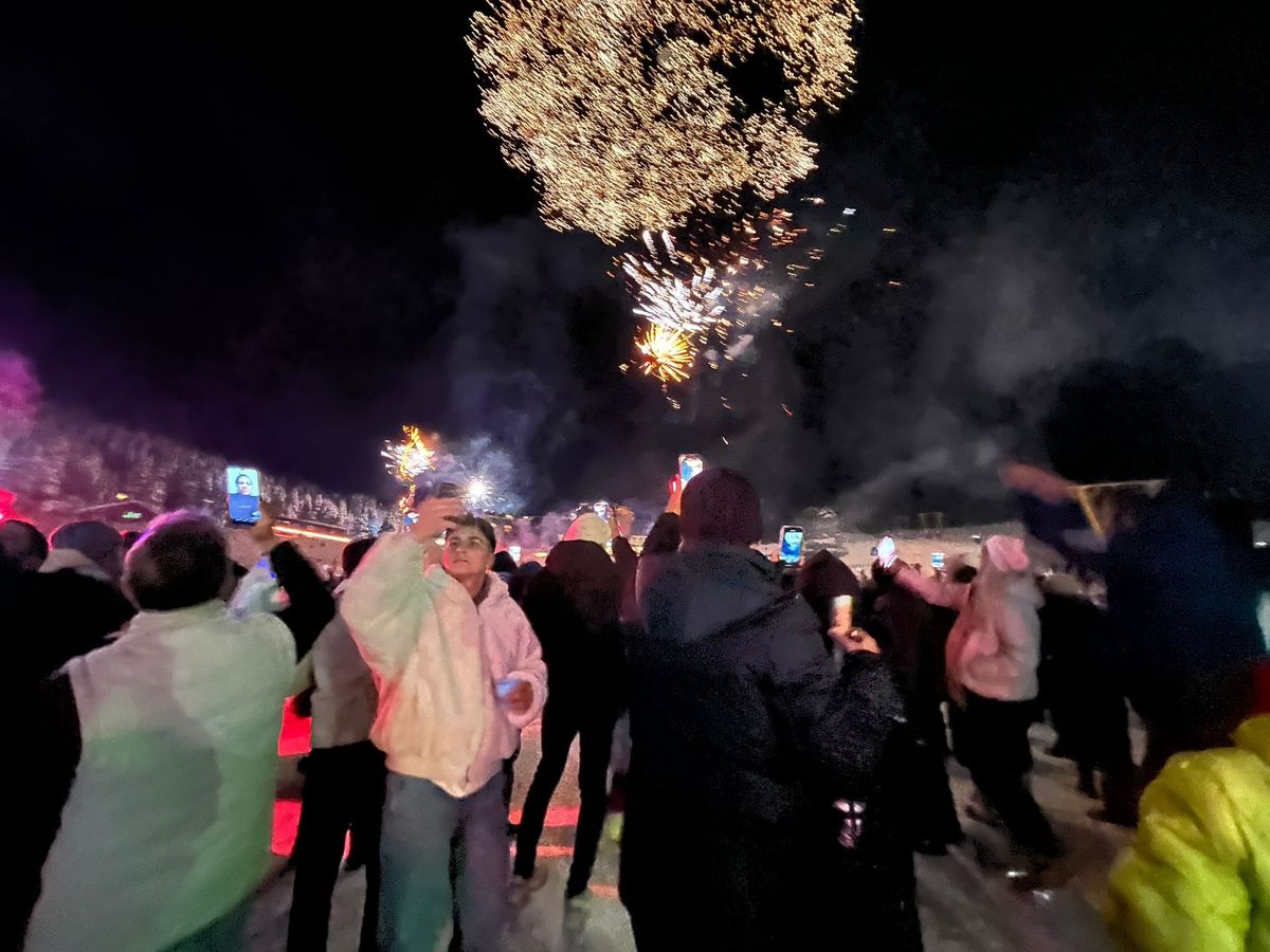 Uludağ\'da Yeni Yıl Coşkusu