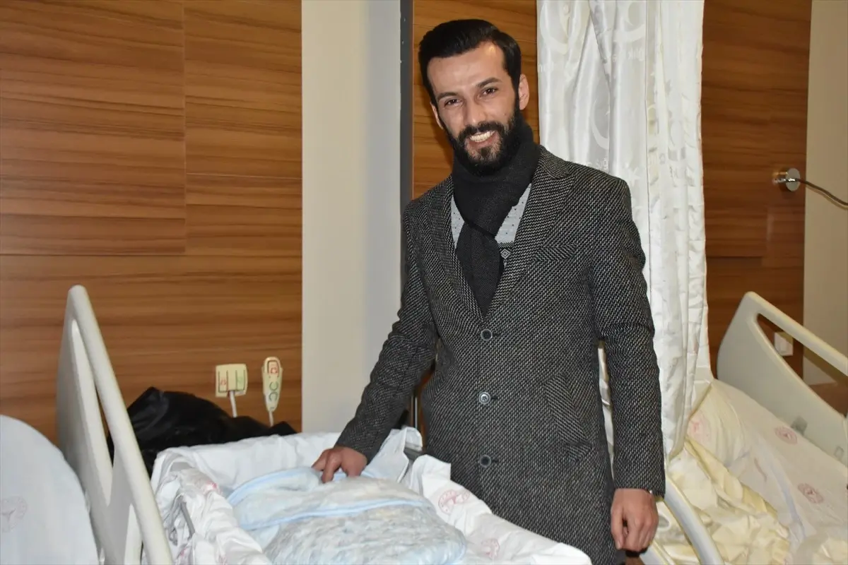 2025\'in İlk Bebeği Eymen Dünyaya Geldi