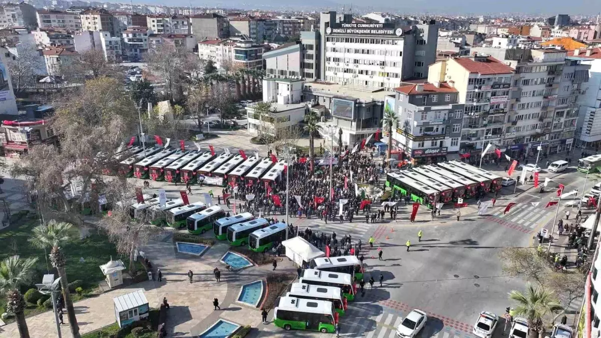 Denizli\'de Ulaşım Filosu Güçleniyor: 38 Yeni Araç Ekleniyor