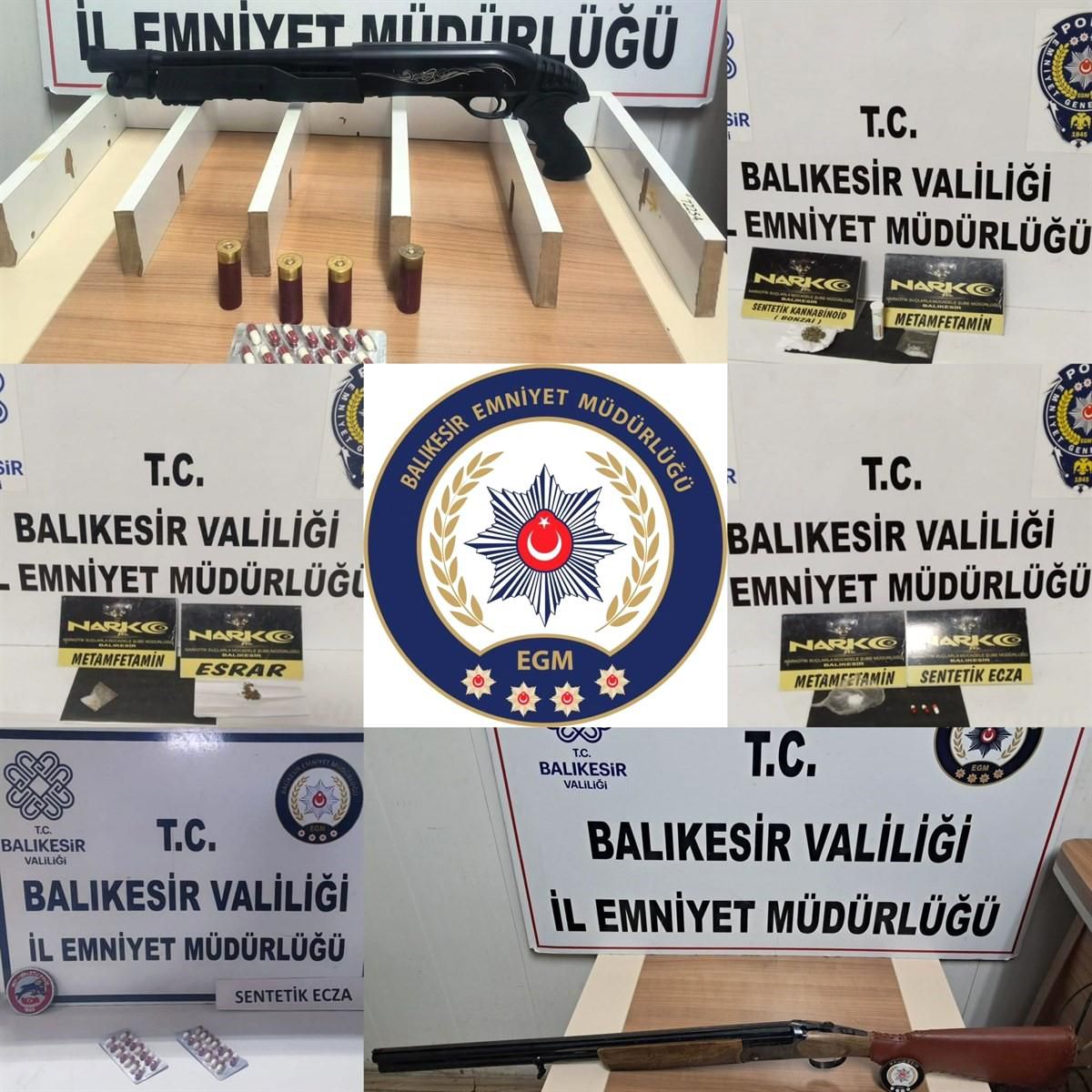 Balıkesir\'de Uyuşturucu Operasyonu