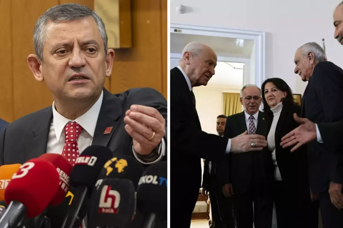 DEM heyeti ile Bahçeli görüşmesine CHP lideri Özel\'den ilk yorum